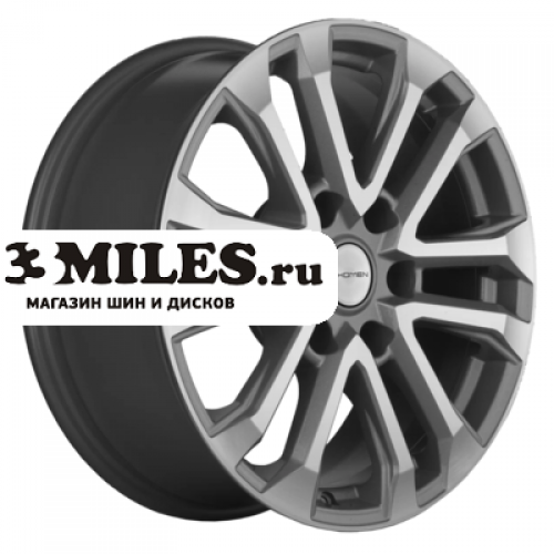 Диск 7.5x18 6x139.7 ET20 D106.1 Khomen Wheels KHW1805 (Lexus GX) F-Silver-FP