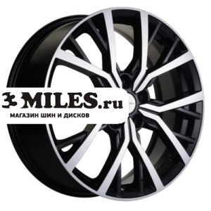 Диск 7x18 5x114.3 ET50 D54.1 Khomen Wheels KHW1806 (Coolray) Black-FP