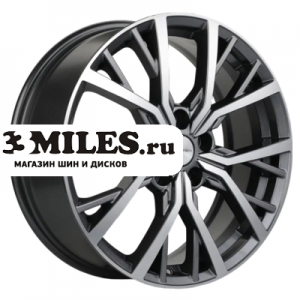 Диск 7x18 5x114.3 ET40 D64.1 Khomen Wheels KHW1806 (Haval F7/F7x) Gray-FP
