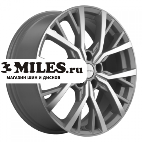 Диск 7x18 5x114.3 ET37 D66.5 Khomen Wheels KHW1806 (Jolion) F-Silver-FP