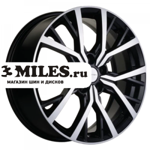 Диск 7x18 5x114.3 ET35 D66.1 Khomen Wheels KHW1806 (Koleos) Black-FP