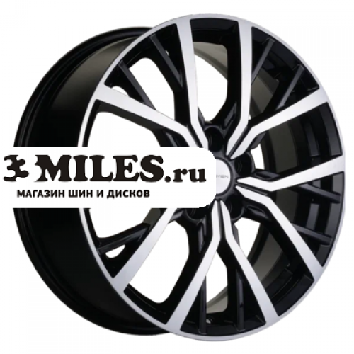 Диск 7x18 5x114.3 ET35 D66.1 Khomen Wheels KHW1806 (Koleos) Black-FP
