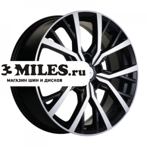 Диск 7x18 5x114.3 ET45 D66.1 Khomen Wheels KHW1806 (X-Trail/Juke) Black-FP