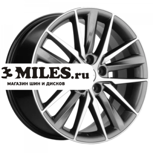 Диск 8x18 5x112 ET39 D66.6 Khomen Wheels KHW1807 (A6/Q5) Gray-FP