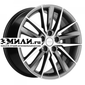 Диск 8x18 5x108 ET47 D60.1 Khomen Wheels KHW1807 (Chery Tiggo 8/8 Pro) Gray-FP