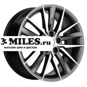 Диск 8x18 5x114.3 ET46 D67.1 Khomen Wheels KHW1807 (Hyundai i40) Gray-FP