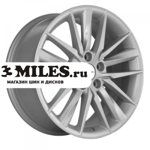Диск 8x18 5x108 ET46 D63.4 Khomen Wheels KHW1807 (Tugella/Jaguar XF/F-Pace) F-Silver