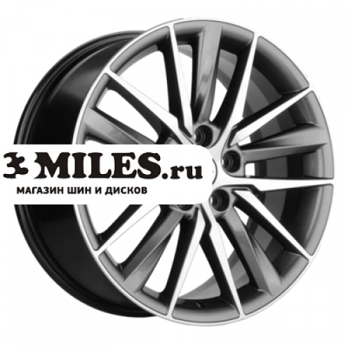 Диск 8x18 5x108 ET46 D63.4 Khomen Wheels KHW1807 (Tugella/Jaguar XF/F-Pace) Gray-FP