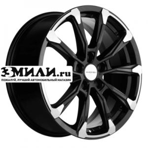 Диск 7.5x18 5x108 ET47 D60.1 Khomen Wheels KHW1808 (Chery Tiggo 8/8 Pro) Black-FP