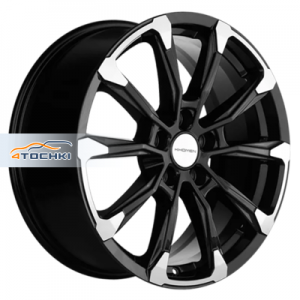 Диск 7.5x18 5x110 ET40 D67.1 Khomen Wheels KHW1808 (Evolute i-Joy) Black-FP