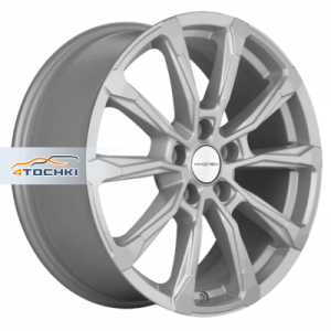 Диск 7.5x18 5x114.3 ET53 D54.1 Khomen Wheels KHW1808 (Geely Coolray) F-Silver
