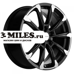 Диск 7.5x18 5x114.3 ET40 D64.1 Khomen Wheels KHW1808 (Haval F7/F7x) Black-FP