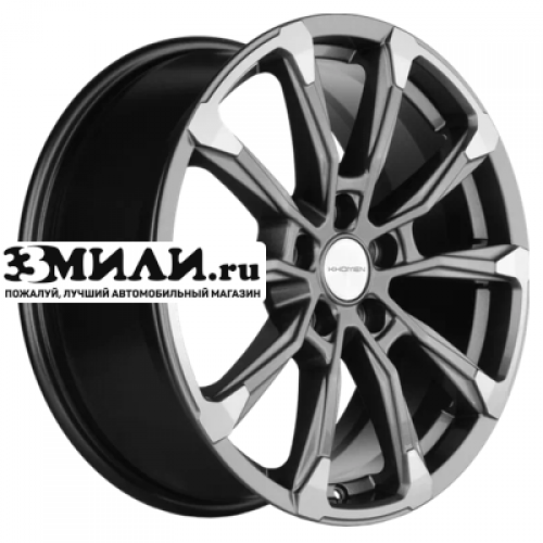 Диск 7.5x18 5x114.3 ET40 D64.1 Khomen Wheels KHW1808 (Haval F7/F7x) Gray-FP