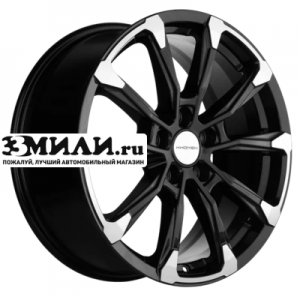 Диск 7.5x18 5x114.3 ET50 D67.1 Khomen Wheels KHW1808 (K5/Santafe) Black-FP