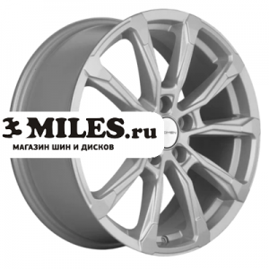 Диск 7.5x18 5x114.3 ET50 D67.1 Khomen Wheels KHW1808 (K5/Santafe) F-Silver
