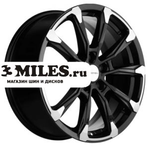 Диск 7.5x18 5x112 ET43 D57.1 Khomen Wheels KHW1808 (Kodiaq) Black-FP