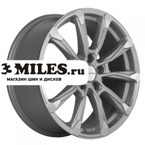 Диск 7.5x18 5x114.3 ET50 D66.1 Khomen Wheels KHW1808 (Murano) F-Silver-FP