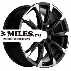 Диск 7.5x18 5x114.3 ET38 D67.1 Khomen Wheels KHW1808 (Outlander) Black-FP