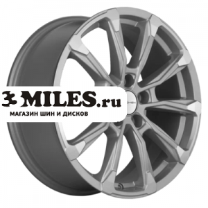 Диск 7.5x18 5x114.3 ET38 D67.1 Khomen Wheels KHW1808 (Outlander) F-Silver-FP