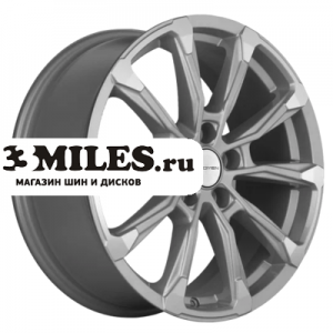 Диск 7.5x18 5x114.3 ET45 D60.1 Khomen Wheels KHW1808 (RAV4) F-Silver-FP