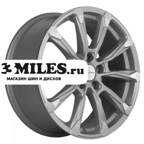 Диск 7.5x18 5x114.3 ET45 D60.1 Khomen Wheels KHW1808 (RAV4) F-Silver-FP