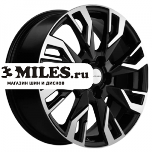 Диск 7x18 5x110 ET35 D67.1 Khomen Wheels KHW1809 (CS75 Plus) Black-FP
