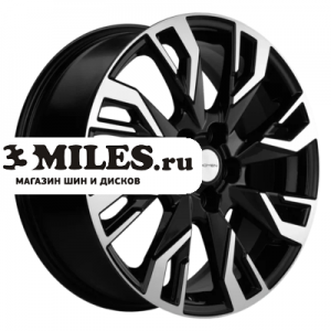 Диск 7x18 5x108 ET40 D60.1 Khomen Wheels KHW1809 (Chery Tiggo) Black-FP