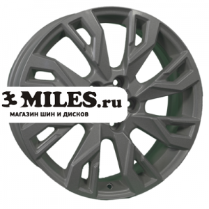 Диск 7x18 5x108 ET33 D60.1 Khomen Wheels KHW1809 (Chery Tiggo 4) F-Silver