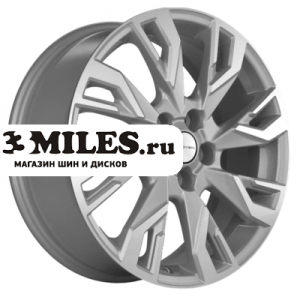 Диск 7x18 5x114.3 ET37 D66.5 Khomen Wheels KHW1809 (Jolion) F-Silver-FP