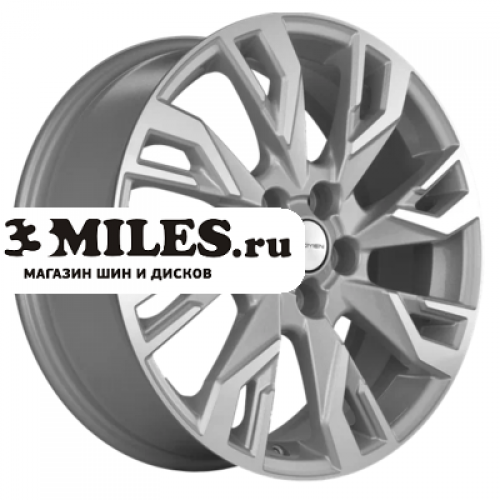 Диск 7x18 5x114.3 ET37 D66.5 Khomen Wheels KHW1809 (Jolion) F-Silver-FP