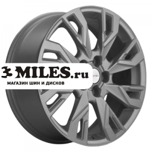 Диск 7x18 5x114.3 ET40 D66.5 Khomen Wheels KHW1809 (Haval Dargo) F-Silver