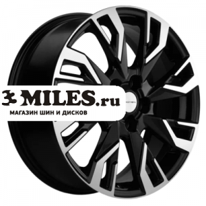 Диск 7x18 5x114.3 ET40 D64.1 Khomen Wheels KHW1809 (Haval F7/F7x) Black-FP