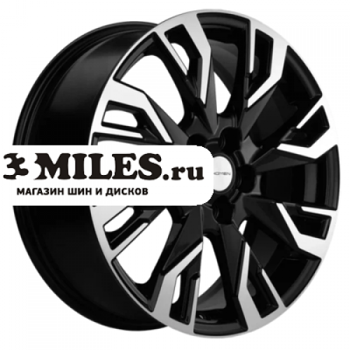 Диск 7x18 5x114.3 ET40 D64.1 Khomen Wheels KHW1809 (Haval F7/F7x) Black-FP