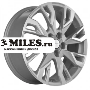 Диск 7x18 5x114.3 ET45 D60.1 Khomen Wheels KHW1809 (Jeely Atlas) F-Silver-FP