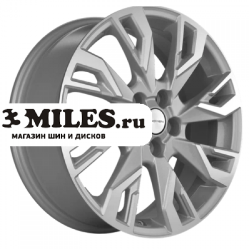 Диск 7x18 5x114.3 ET45 D60.1 Khomen Wheels KHW1809 (Jeely Atlas) F-Silver-FP