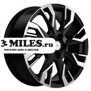 Диск 7x18 5x114.3 ET35 D66.1 Khomen Wheels KHW1809 (Koleos) Black-FP