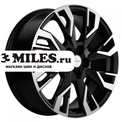 Диск 7x18 5x114.3 ET35 D66.1 Khomen Wheels KHW1809 (Koleos) Black-FP