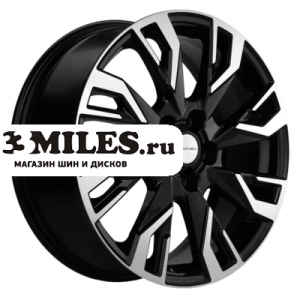 Диск 7x18 5x114.3 ET38 D67.1 Khomen Wheels KHW1809 (Outlander) Black-FP