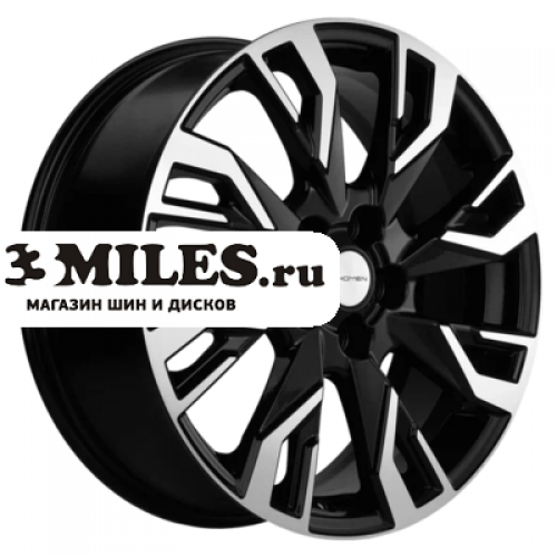 Диск 7x18 5x114.3 ET35 D60.1 Khomen Wheels KHW1809 (RAV-4) Black-FP