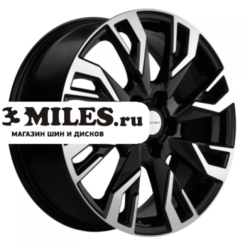 Диск 7x18 5x112 ET43 D57.1 Khomen Wheels KHW1809 (Kodiaq/Tiguan) Black-FP
