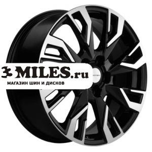 Диск 7x18 5x114.3 ET45 D66.1 Khomen Wheels KHW1809 (X-Trail) Black-FP