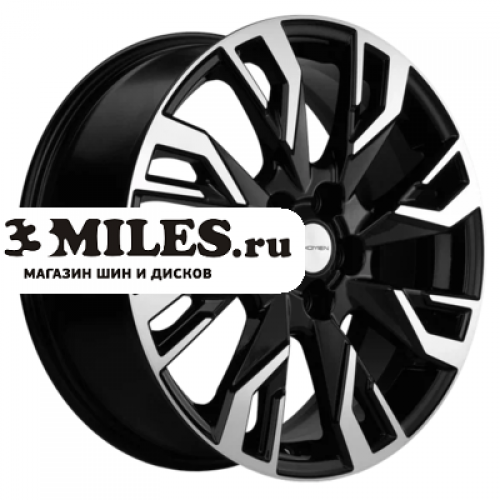 Диск 7x18 5x114.3 ET45 D66.1 Khomen Wheels KHW1809 (X-Trail) Black-FP