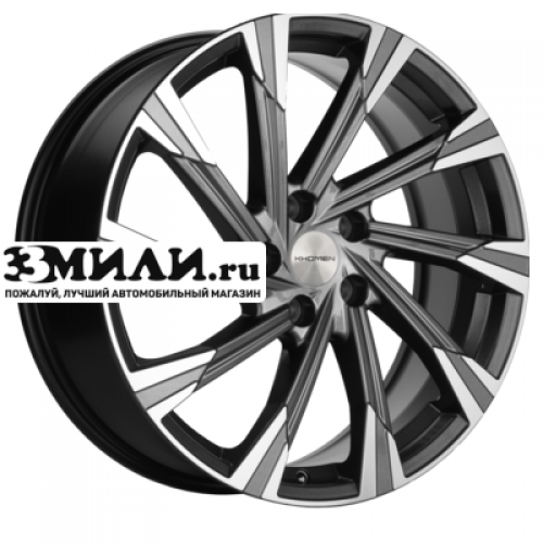 Диск 7.5x19 5x114.3 ET40 D64.1 Khomen Wheels KHW1901 (Haval 7/7x) Gray-FP