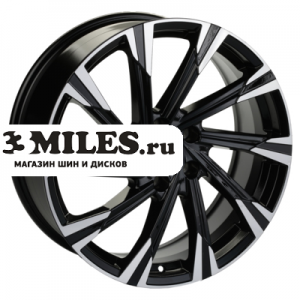 Диск 7.5x19 5x112 ET43 D57.1 Khomen Wheels KHW1901 (Kodiaq) Black-FP