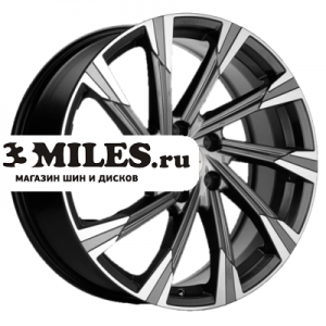 Диск 7.5x19 5x114.3 ET45 D67.1 Khomen Wheels KHW1901 (Mazda CX-5/CX8) Gray-FP