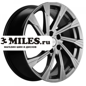 Диск 7.5x19 5x114.3 ET39 D60.1 Khomen Wheels KHW1901 (NX) Dark Chrome