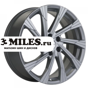 Диск 7.5x19 5x108 ET46 D63.4 Khomen Wheels KHW1901 (Tugella) Brilliant Silver