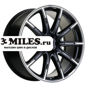Диск 9.5x19 5x112 ET25 D66.6 Khomen Wheels KHW1903 (A/C/E/S class) Black-FP