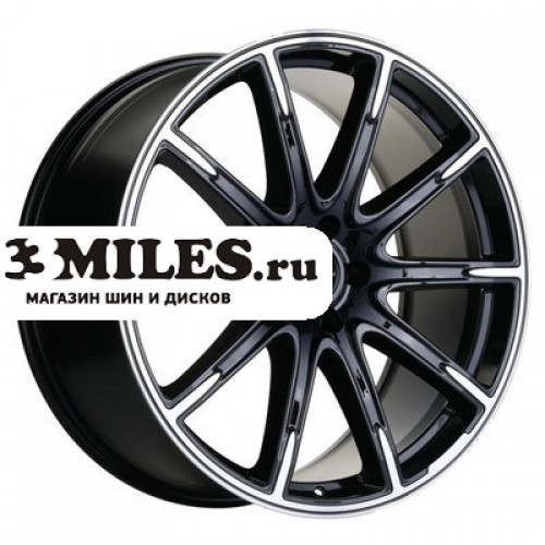 Диск 9.5x19 5x112 ET40 D66.6 Khomen Wheels KHW1903 (A/C/E/S class) Black-FP