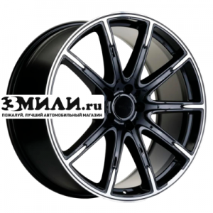 Диск 8.5x19 5x112 ET38 D66.6 Khomen Wheels ORG1903 (MB A/C/E/S Class) Black-FP